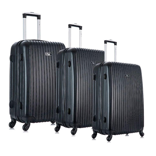 Kit com 3 Malas Macaíba (P/M/G) Preta