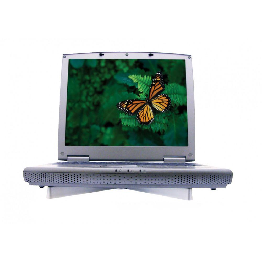 Base suporte em ´X´ para ventilação de notebook