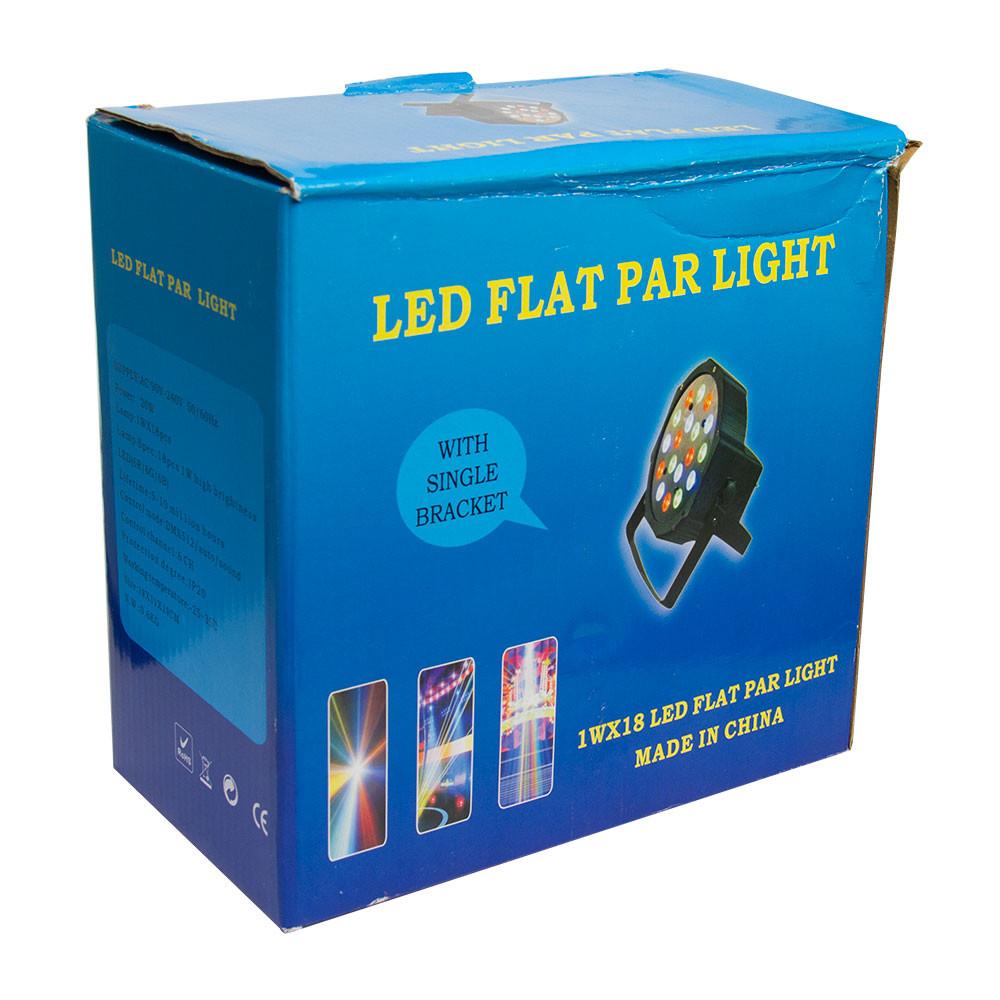 Refletor Digital Flat Par 18 Leds - Para Festas