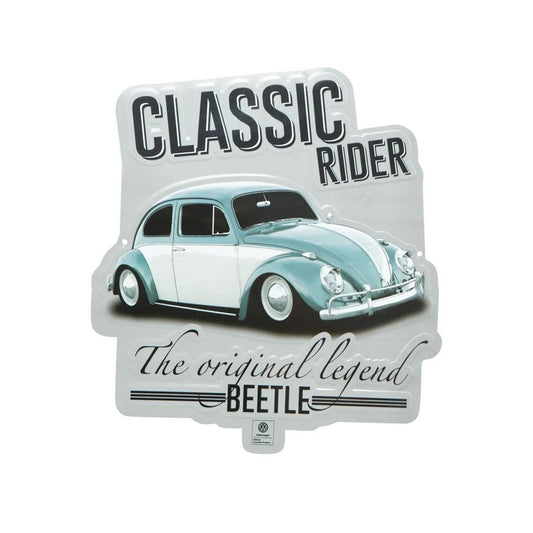 Placa VW Fusca Classic Rider em Alumínio