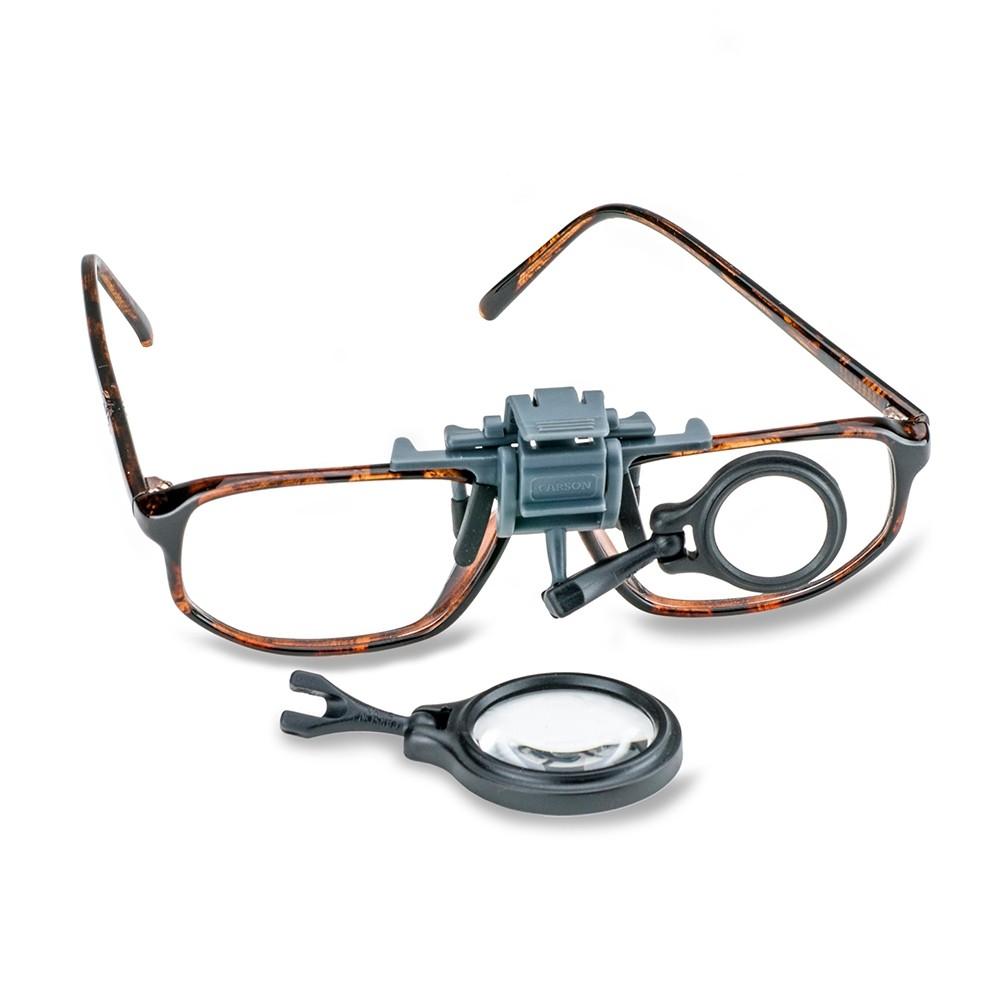 Kit Óculos Flip Up 1,5x, Lentes OcuLens 5X30/8X20 E Alça De Óculos 52cm
