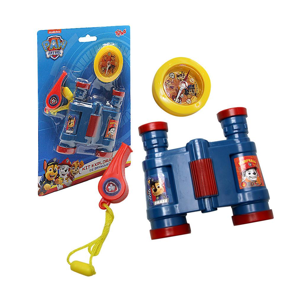Brinquedo Kit Patrulha Canina Explorador Com Binóculo, Bússola E Apito Toyng