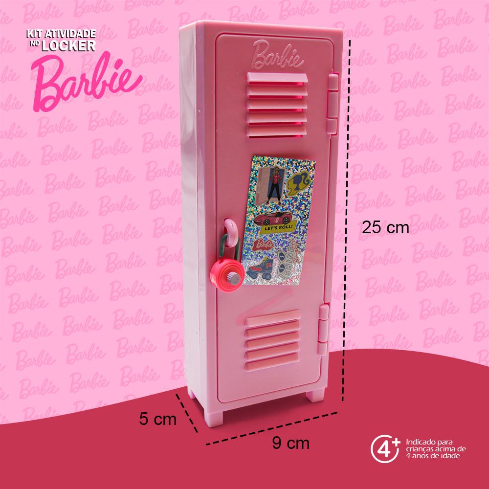 Kit Atividade Locker Barbie Toyng Criatividade E Estilo
