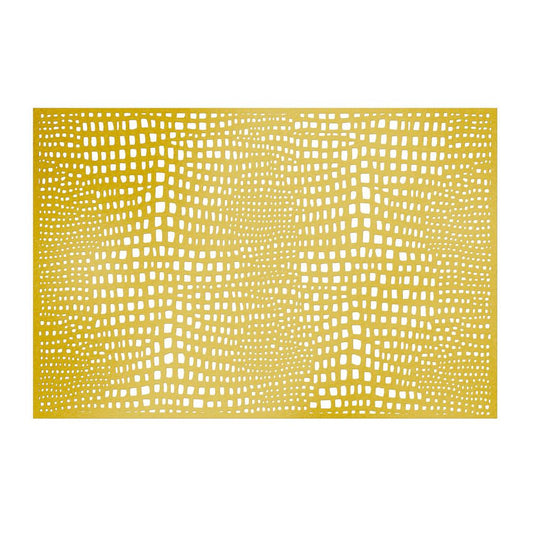 Lugar Americano em PVC net dourado 45x30cm