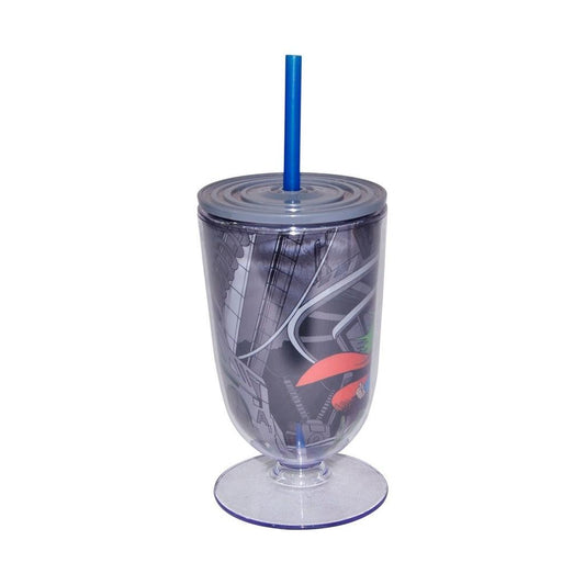 Taça Acrílica Dco Superman Being Attacked Colorida