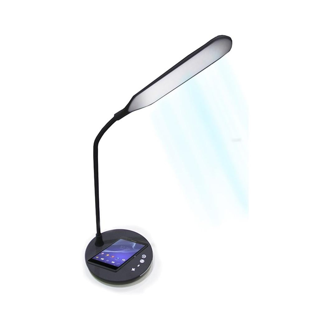 Luminária LED flexível Vivitar PWRFL com base para carga sem fio de Smartphone