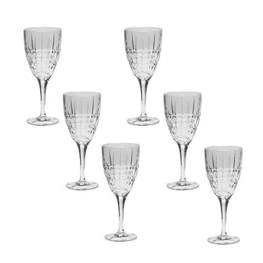 Conjunto com 6 taças cristal p/vinho Dover 320ml