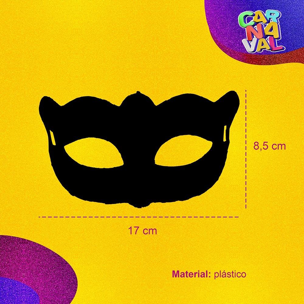 Kit Máscara De Carnaval Mais Saia De Tule 40cm Look Perfeito
