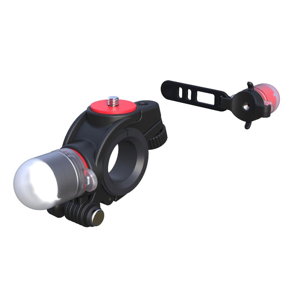 Suporte para câmera de ação e sinalização para Bike