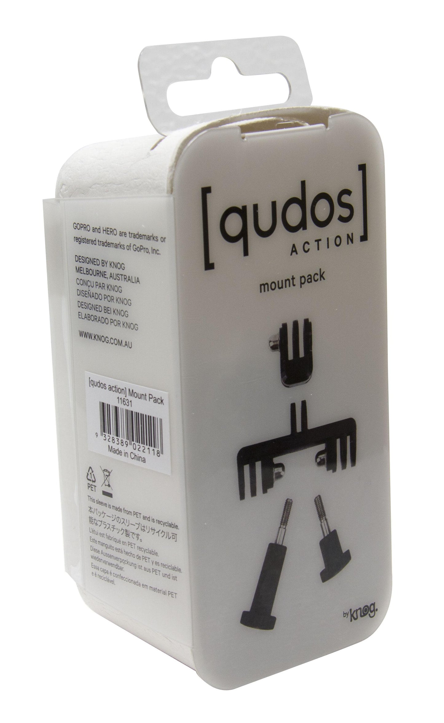 Conjunto de suportes para luminária QUDOS Action mount pack