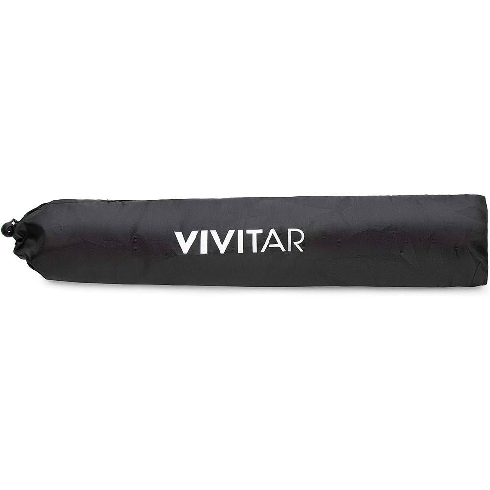 Monopé com 1,5m de altura, capacidade máx. 2Kg e bolsa para transporte
