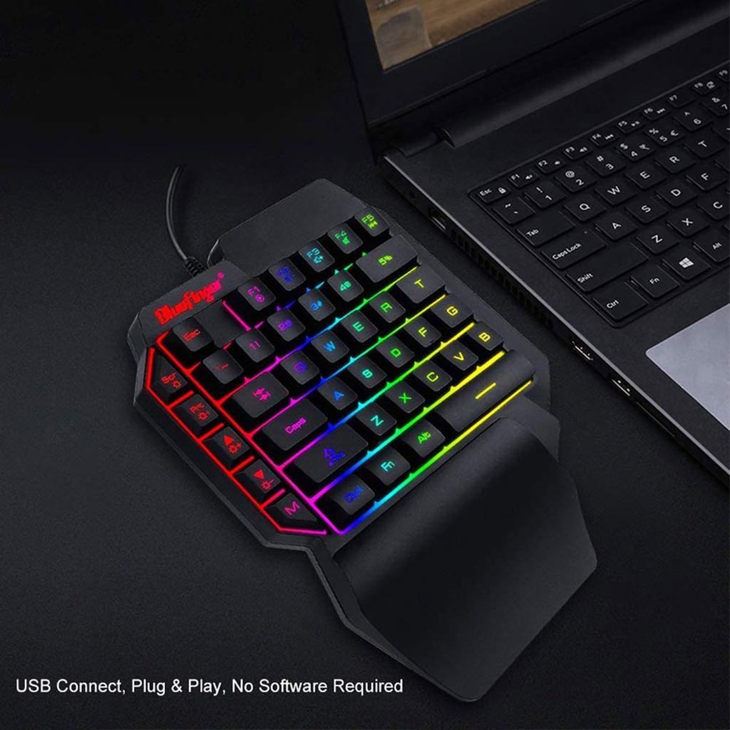 Kit Teclado Retroiluminado + Mouse para PC/MAC/PS4 e XBOX