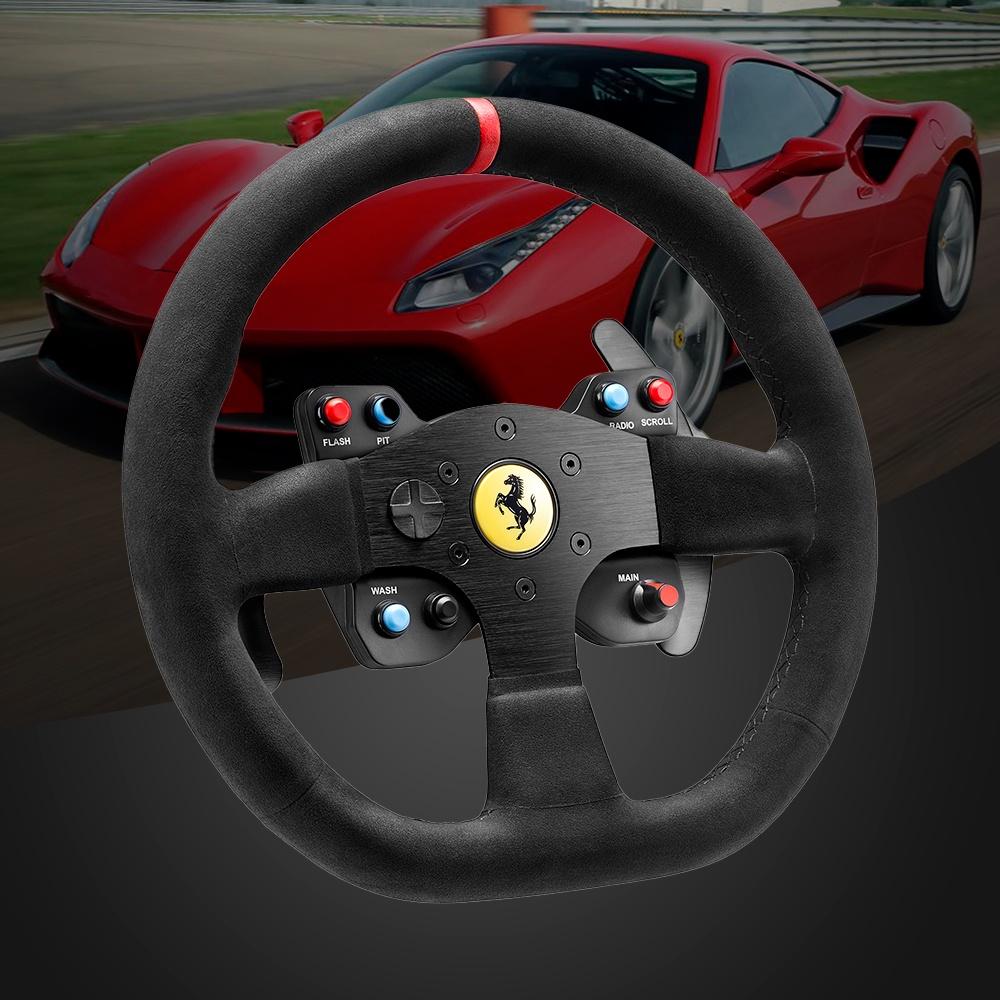 Volante Ferrari 599XX EVO 30 Wheel Add-On Alcantara Edition p/ PS3, PS4, PS5, Xbox e PC