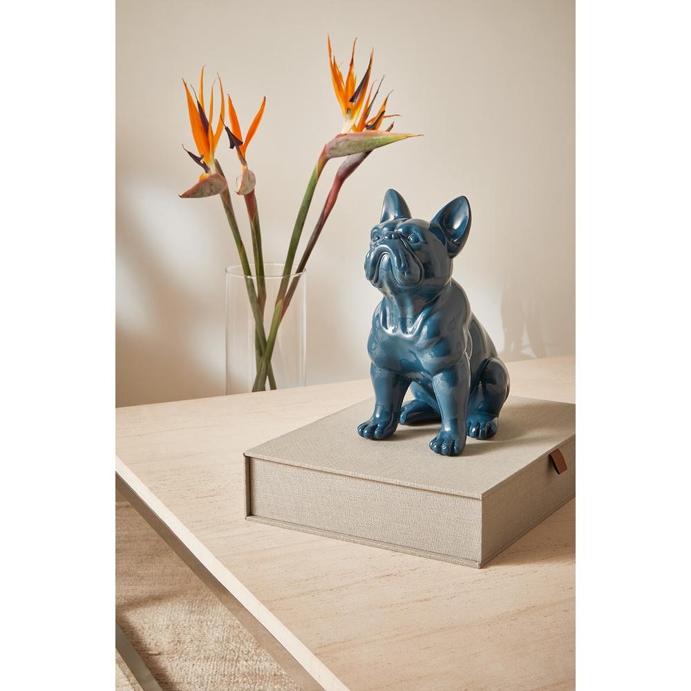Escultura cachorro em poliresina