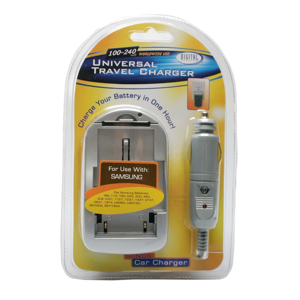 Carregador universal de bateria para câmeras e filmadoras SAMSUNG