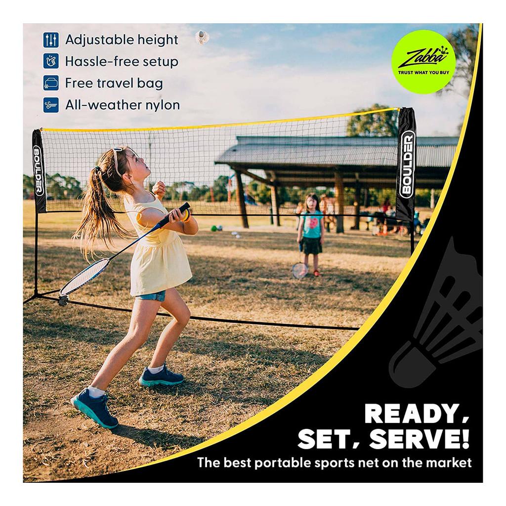 Rede portátil para Beach Tennis, Pickleball, Soccer Tennis, Badminton e KIDS´ VolleyBall