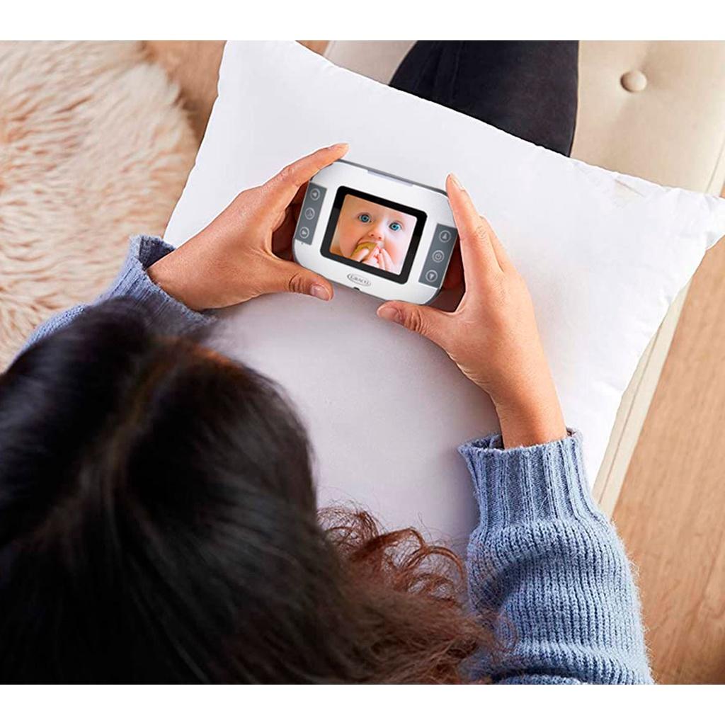 Babá Eletrônica com Câmera e Monitor de Áudio e Vídeo com Intercomunicação Sem Fio