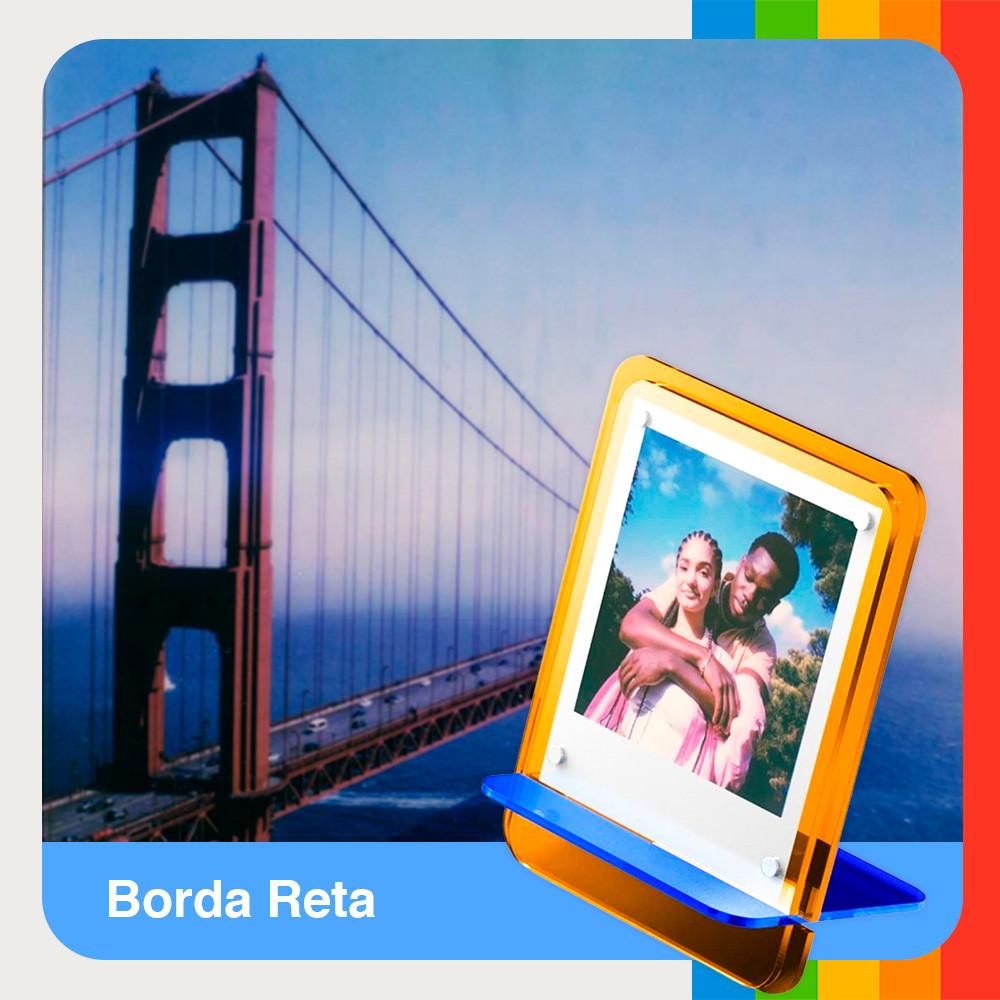 Porta-Retrato Acrílico Polaroid 3-Unidades Personalize E Exponha