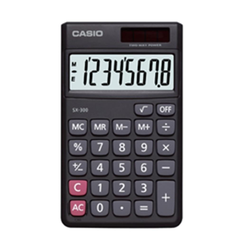 Calculadora de bolso com visor de 8 dígitos
