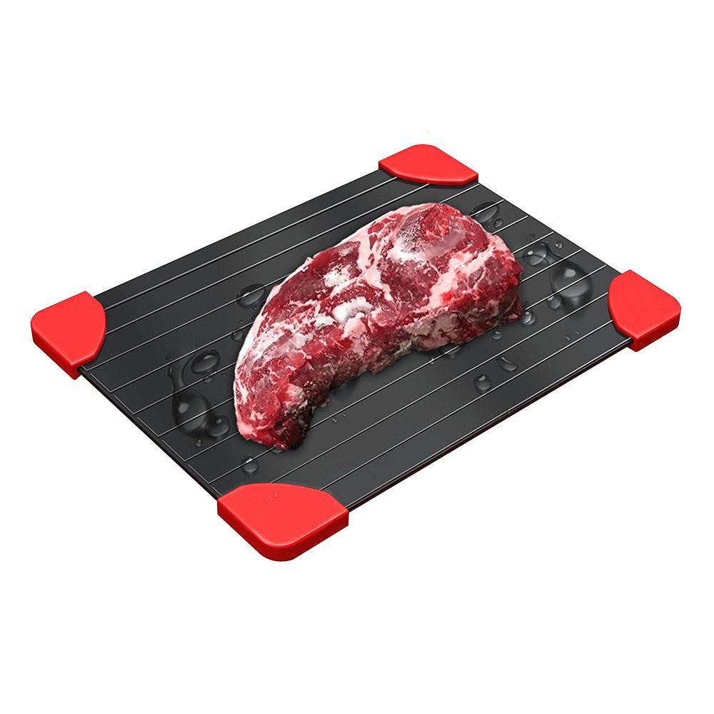 Tábua para descongelar alimentos com ponteiras em silicone 29,8 x 1 x 21 cm