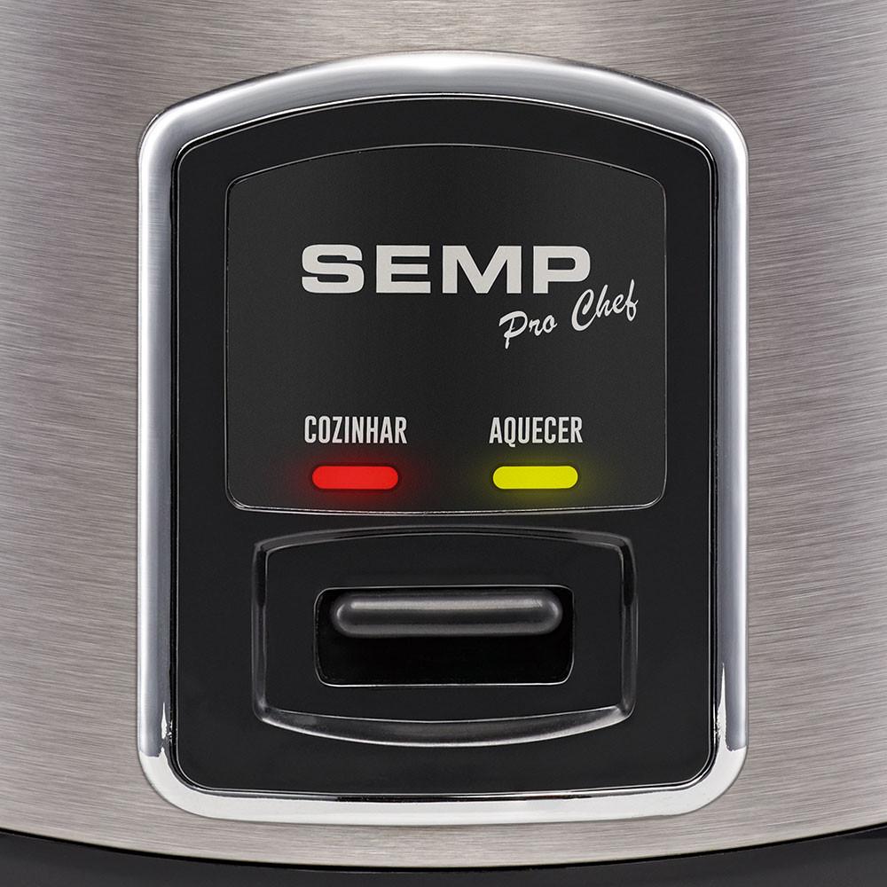 Panela elétrica de Arroz Semp Linha PRACTICE Inox 6 xíc. PA3017PT 220V