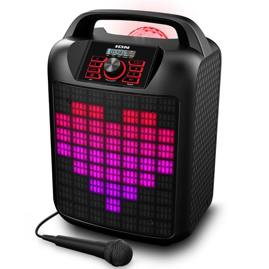 Alto Falante Portátil Sem Fio 120 Watts Com 18 Luzes Temáticas