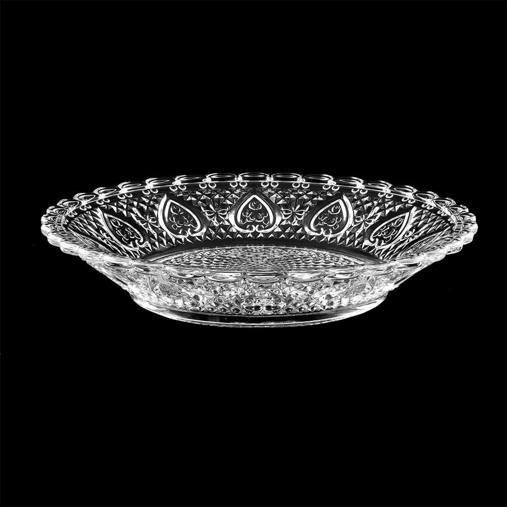 Centro de mesa de vidro king 30cm
