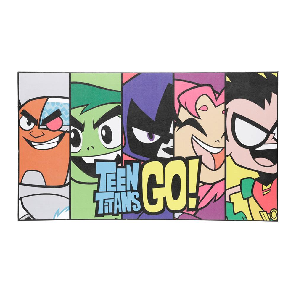 Tela Teen Titans 40 x 1,5 x 23 Cm Colorida