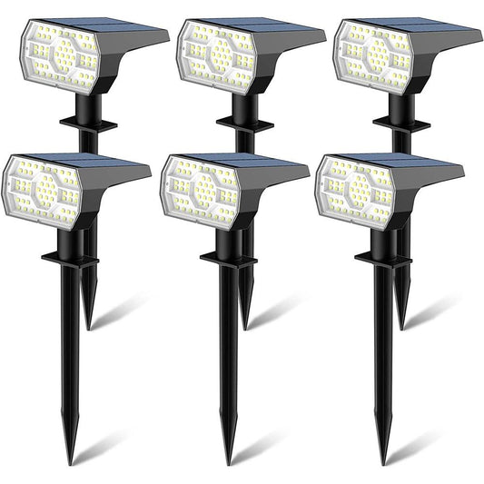 Conjunto 6 Luminárias LED energia Solar para uso externo