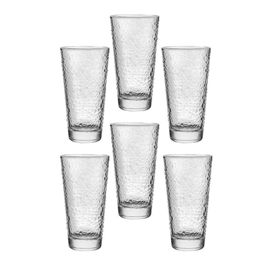 Copo alto Hammers vidro 300ml 6 peças