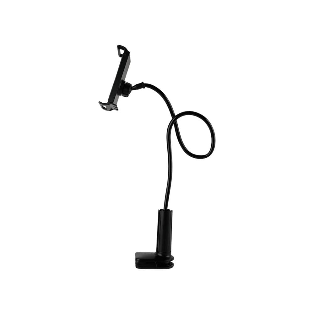 Suporte p/ Smartphone e Tablet Vivitar c/ rotação 360° e haste flexível p/ fixação em mesa