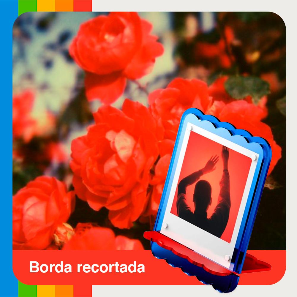 Porta-Retrato Acrílico Polaroid 3-Unidades Personalize E Exponha