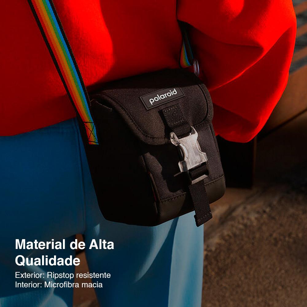 Bolsa Para Câmeras Polaroid Modelo Go Com Exibição Lateral E Estilo
