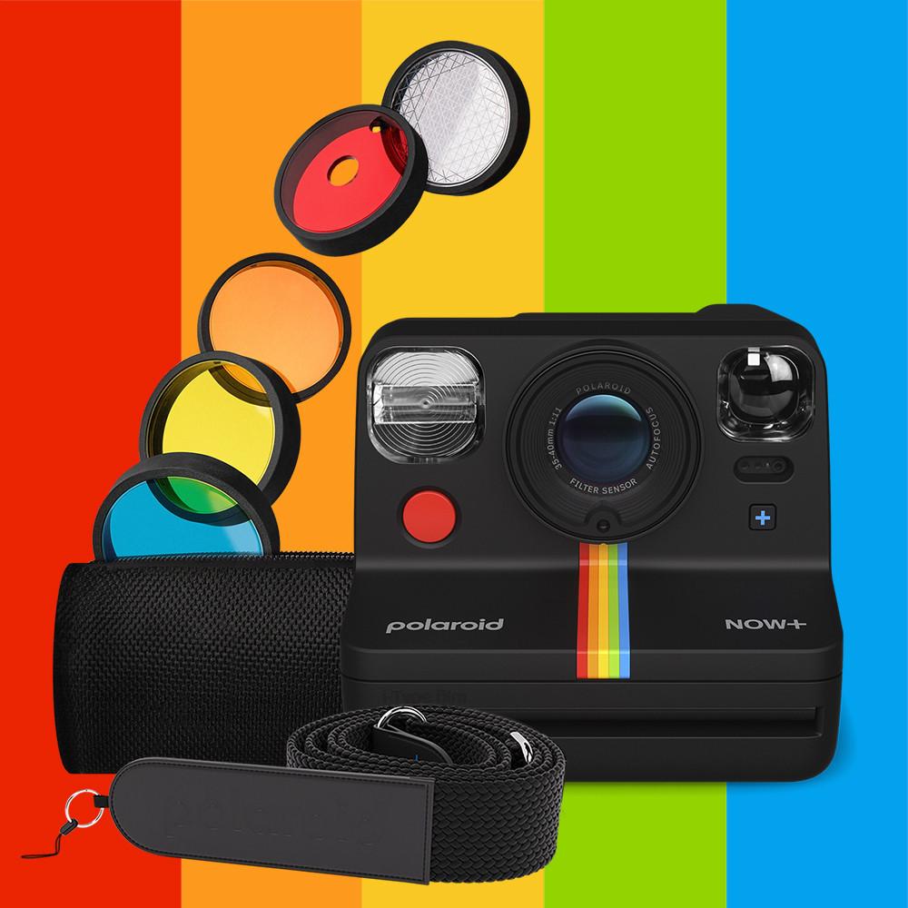 Câmera Instantânea Polaroid Now+ 2ª Geração Bluetooth Sustentável Com 5 Filtros De Lente
