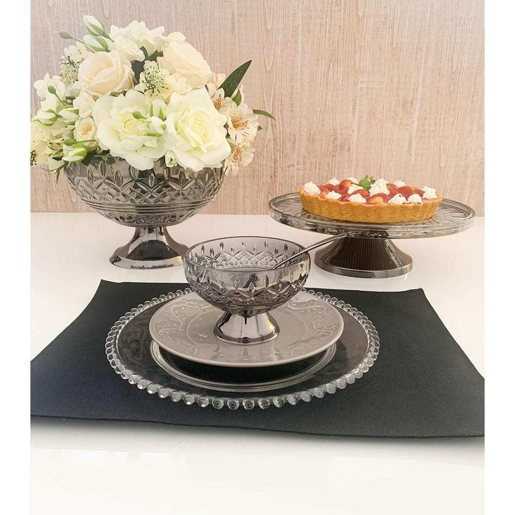 Prato de cristal Pearl 28cm