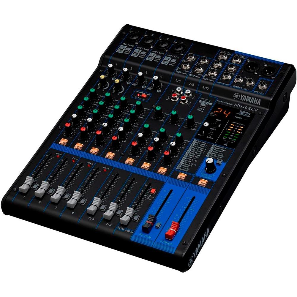 Mesa de Som Analógica MG-10XUF Yamaha