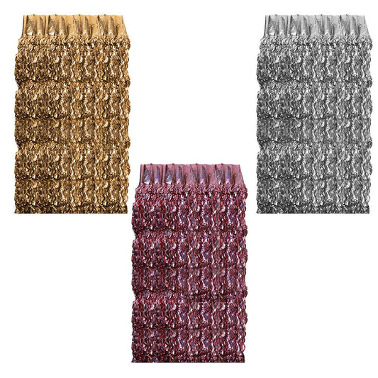 Cortina Holográfica 100x200Cm Corte Especial Silver Festas