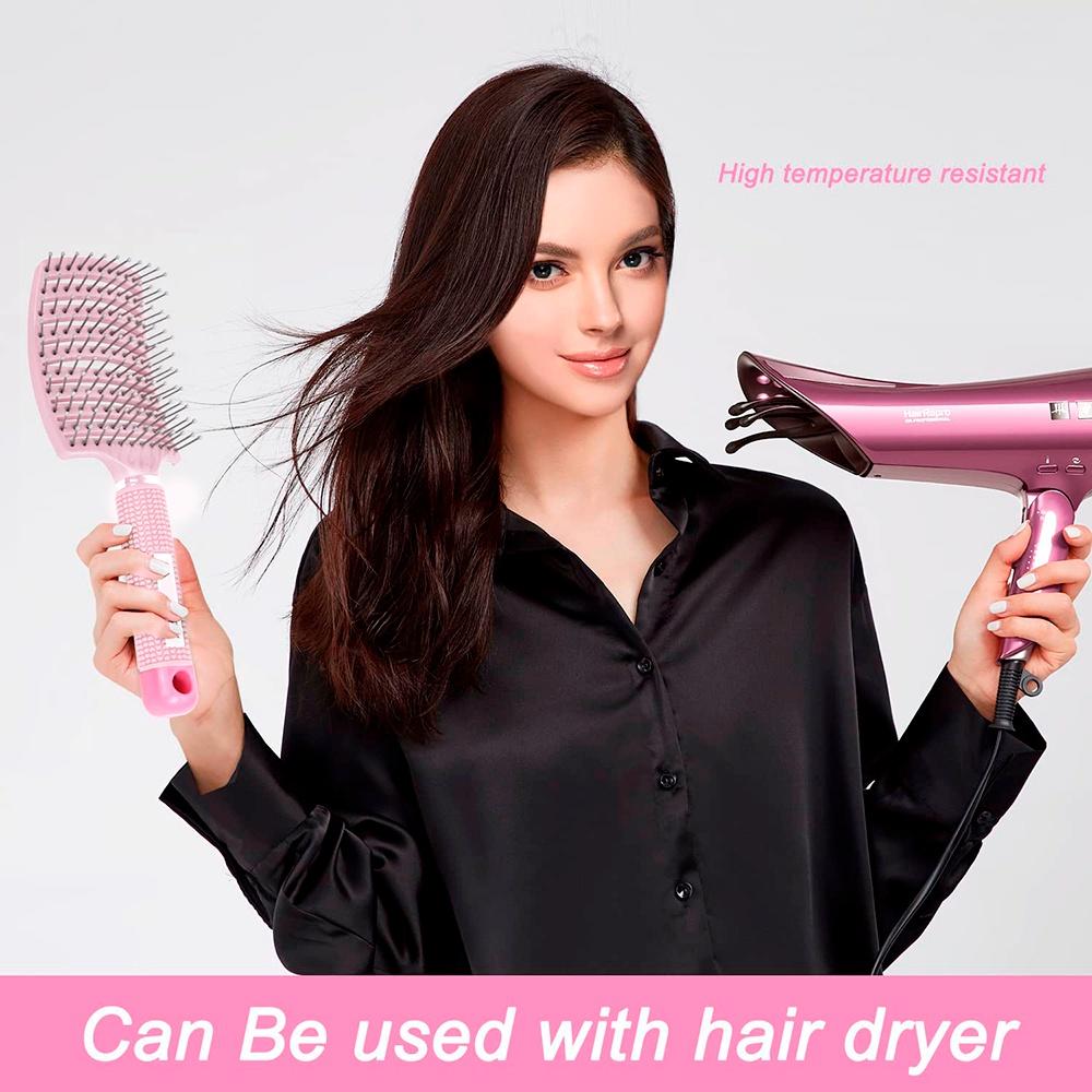 Escova de cabelo para desembaraçar e alisar Elle