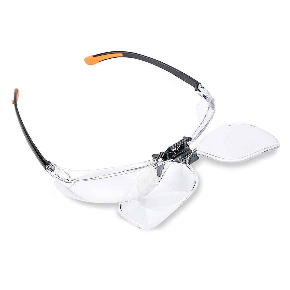 Kit Óculos Flip Up 1,5x, Lentes OcuLens 5X30/8X20 E Alça De Óculos 52cm