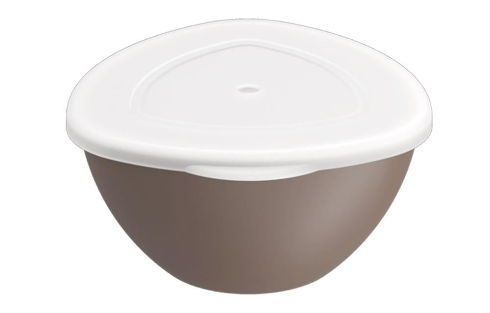 Cremeira Essential com tampa 12 x 11,5 x 6 cm 250 ml - Warm Gray Coza