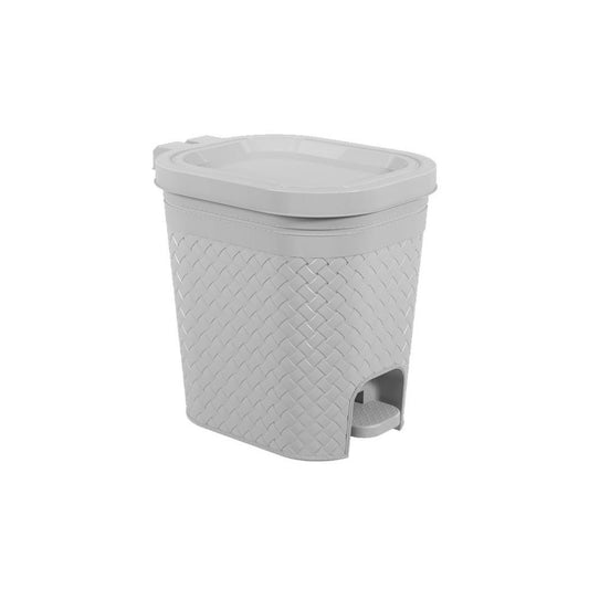 Lixeira com Pedal 14,7l Craft Coza 32,6 x 25,5 x 32,4 cm - Cinza