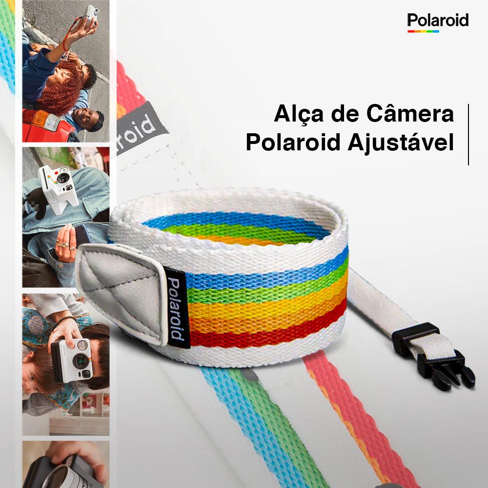 Alça Flat Para Câmera Polaroid Ajustável, Prática E Estilosa
