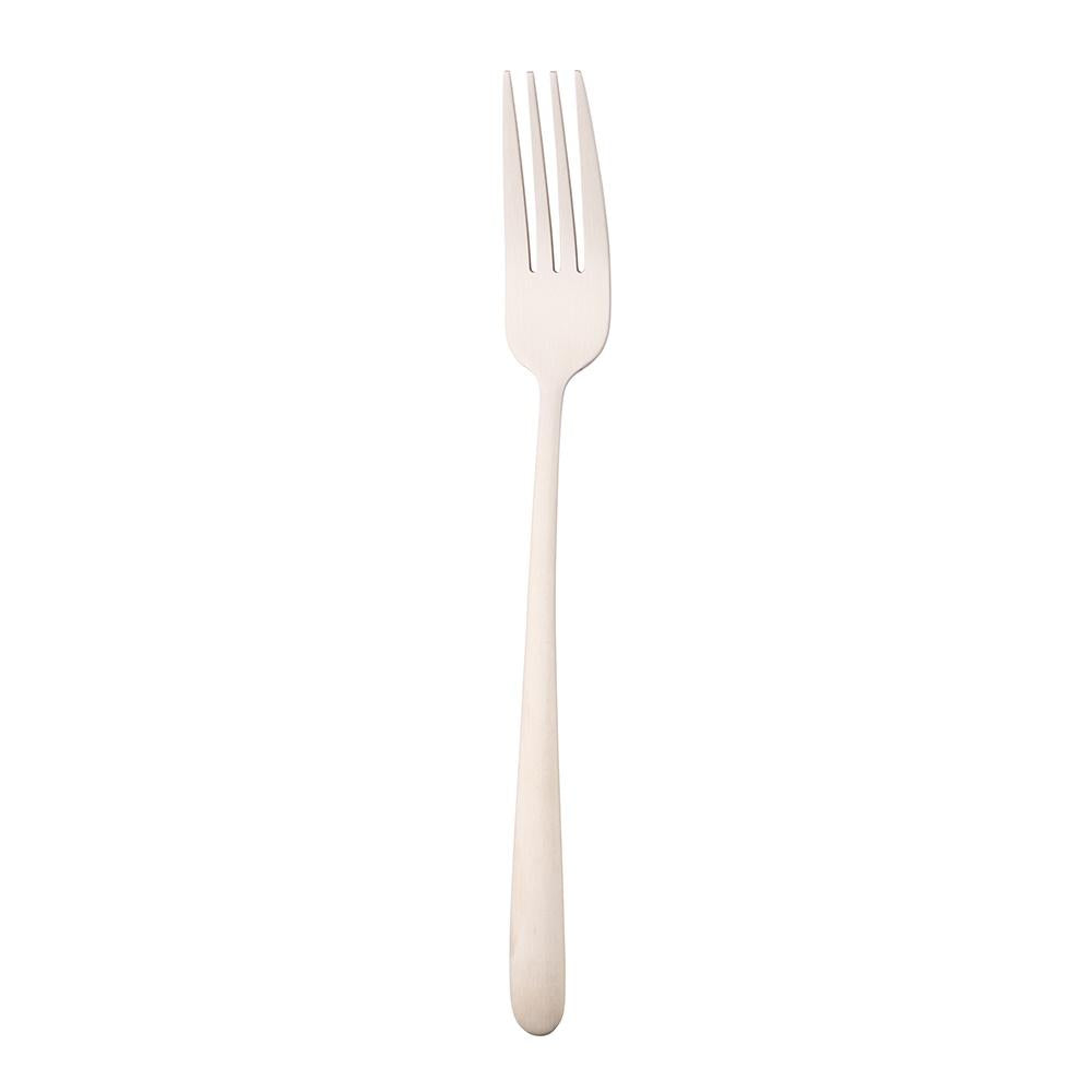 Faqueiro com 30 peças de aço inox Viena champanhe fosco