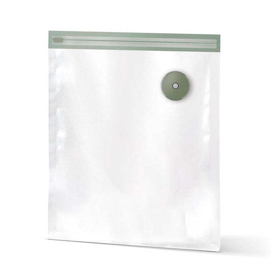 Kit com 10 Sacos reutilizáveis para fechamento a vácuo