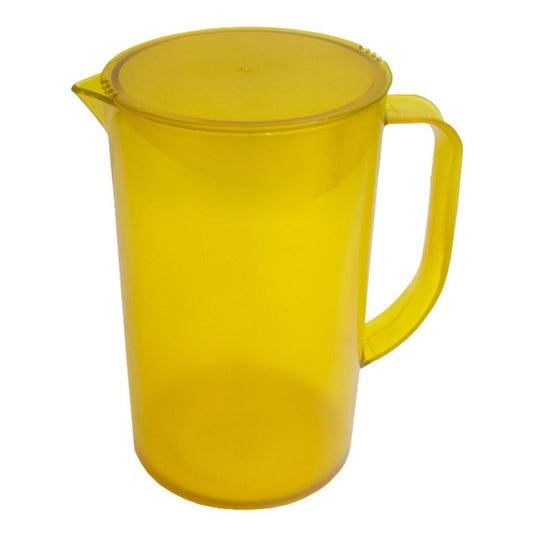 Jarra com tampa Casual 15 x 10,7 x 17,9 cm 1 L - Amarela