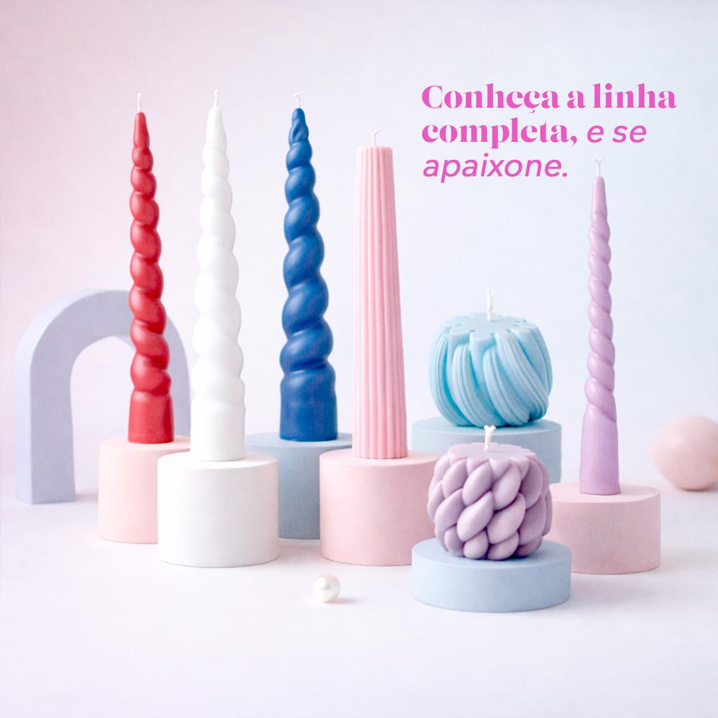 Vela Decorativa Torre Com Design Escultural 22,5Cm E 100g