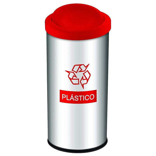 Lixeira Seletiva Plástico Tampa Basculante 40,5L