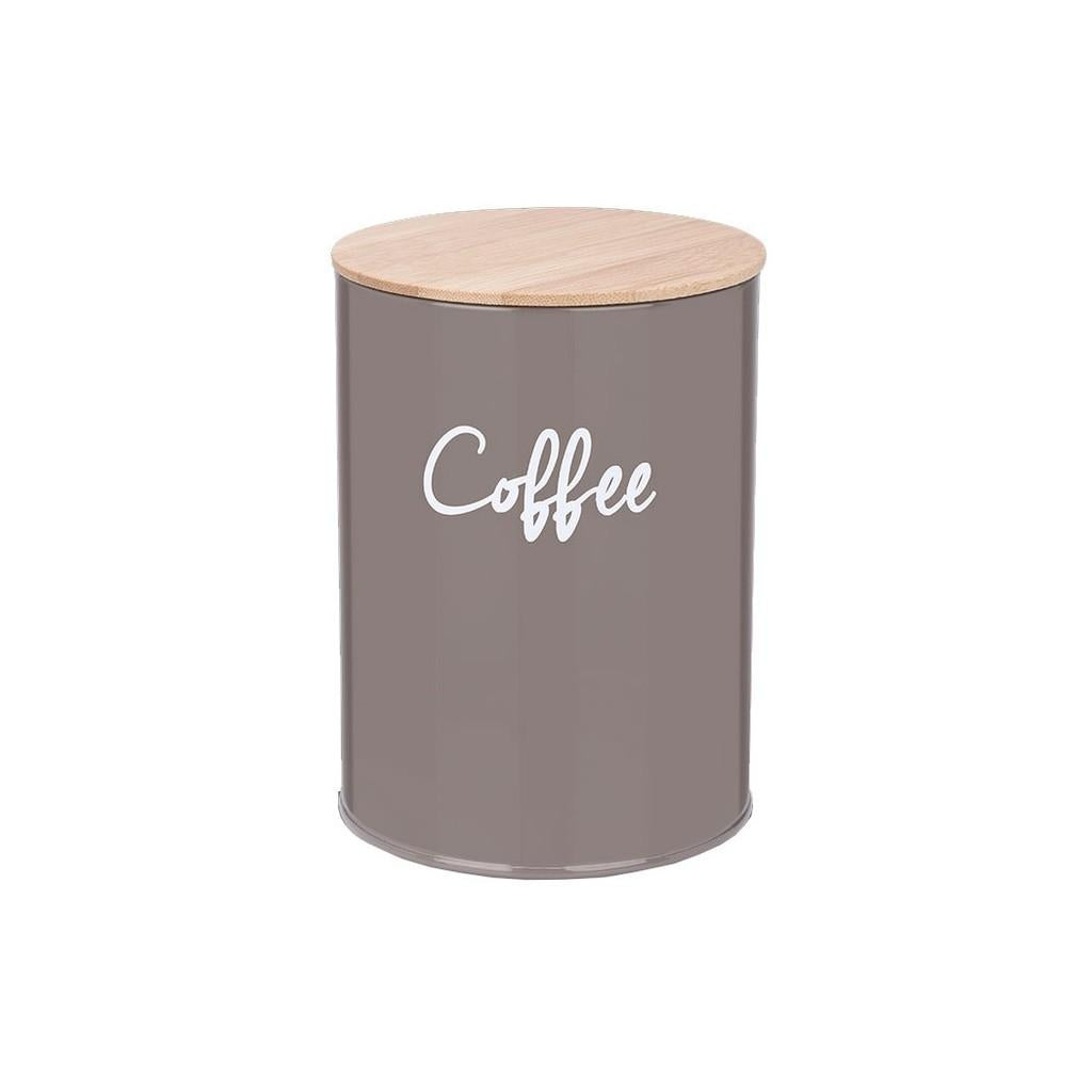Pote Redondo Para Café Canister Warm Gray - Haus Concept 11,4 x 15,2 cm