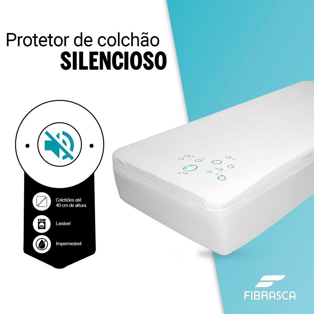 Protetor De Colchão Silencioso Impermeável Solteiro 90cm x 1,90m