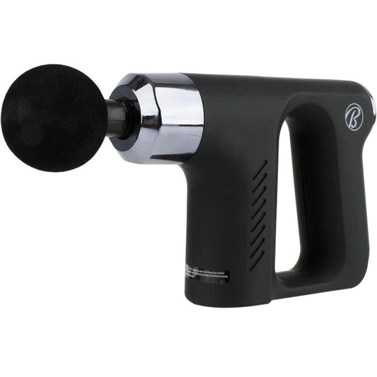 Massageador portátil de percussão sem fio recarregável com 4 cabeças massageadoras